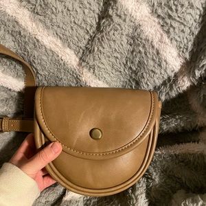 Two way crossbody vegan leather
